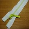 zip contrasted thread length 17.50 cm