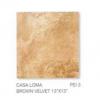 GP CASA LOMA BROWN VELVET 13X13 PM GP 13X13 