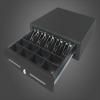 鹪ѡԹ Cash Drawer MK-460 5 ͧẤ / 8 ͧ­ (Metal wire grips) FEATURES * Thick gauge cold rolled steel & SECC * Textured hybrid powder coat * Steel front with two media slots * Solenoid unit with 12V / 24V volt, * Interface to any POS te