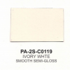 Polyester Ivory White Smooth Semi-gloss