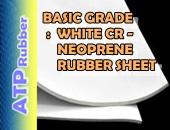 BASIC GRADE :WHITE CR-Neoprene Rubber Sheet [THCR15665W]