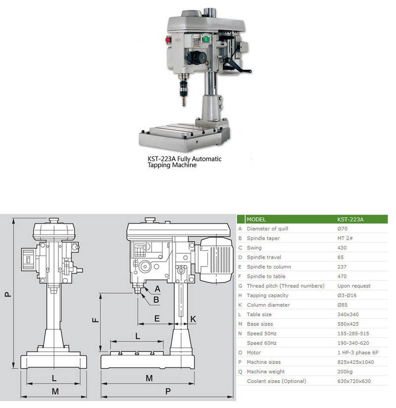 บริษัท ลีดซัน จำกัด : GEAR TYPE FULLY AUTOMATIC TAPPING MACHINE