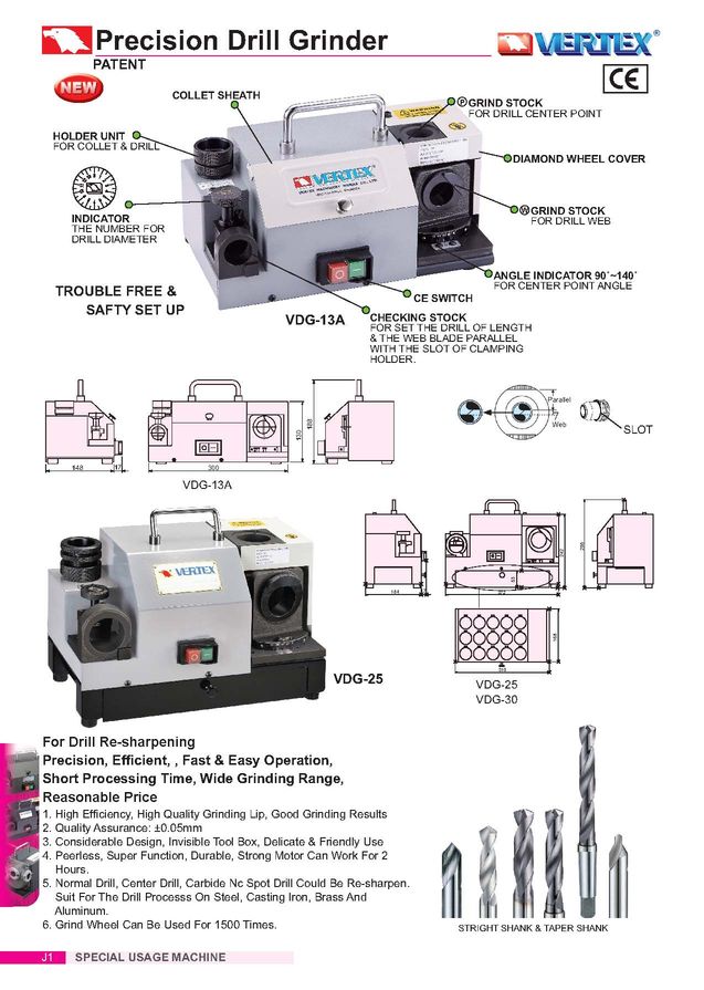 บริษัท เอส.เอ็ม.ที.เอเซีย จำกัด Precision Drill Grinder