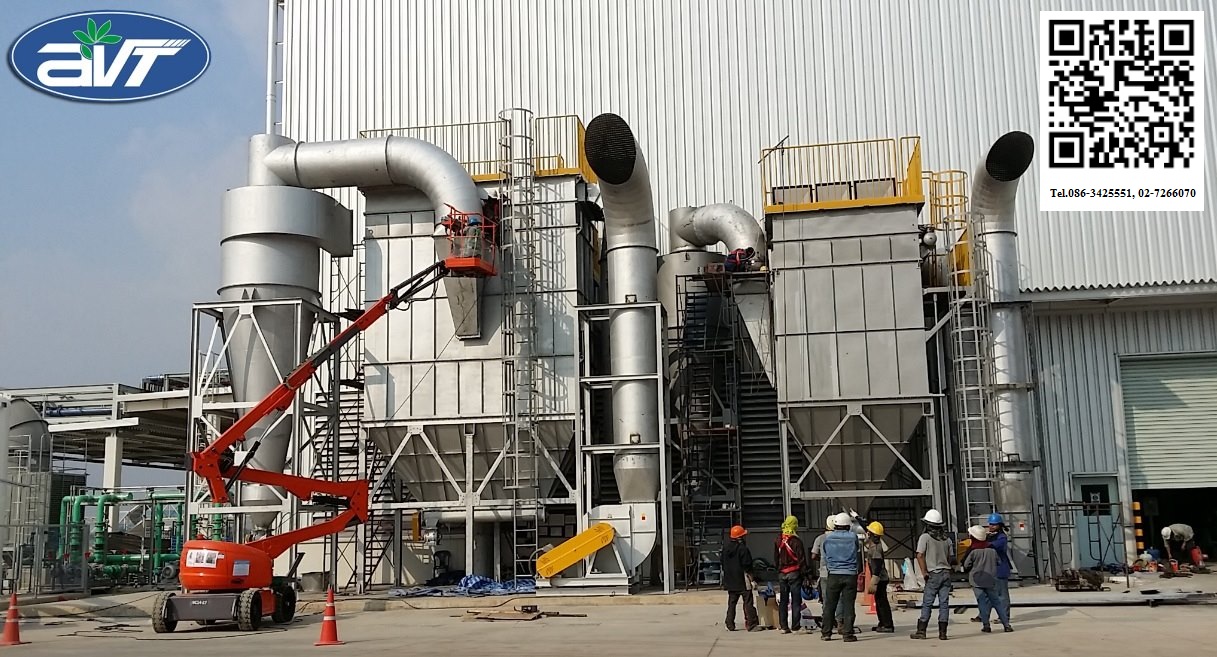 dust collector เครื่องดักฝุ่นแบบถุงผ้า Dust collector Bag House Type