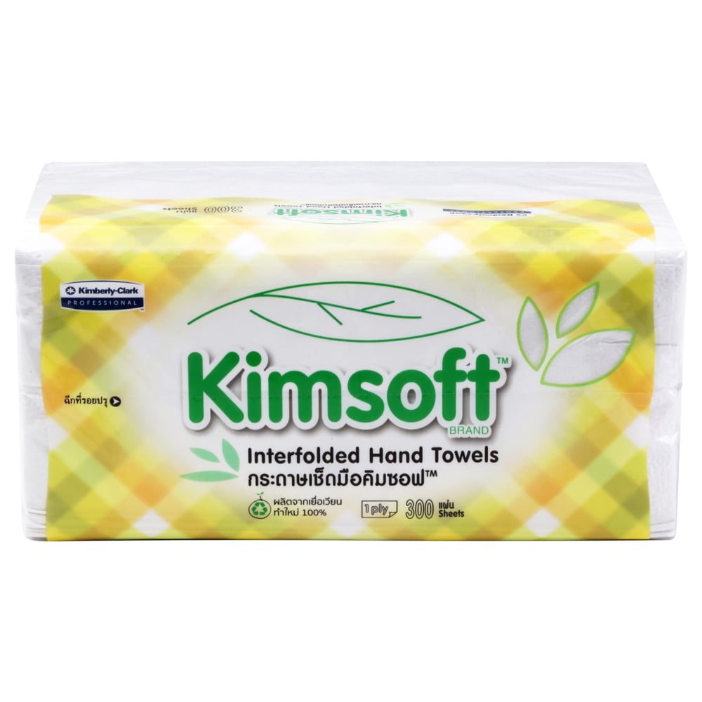 DSI กระดาษเช็ดมือแบบพับครึ่ง Kimsoft® P/N 23823