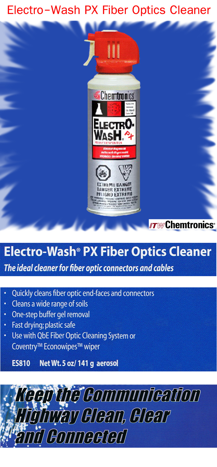 PRODUCT ElectroWash PX Fiber Optics Cleaner บริษัท มาสทรอน (ประเทศ