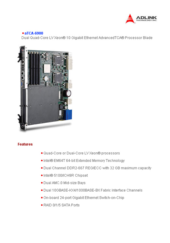 PRODUCT AdvancedTCA Processor Blade : บริษัท ดับบลิว เจ เทคโนโลยี จำกัด ...