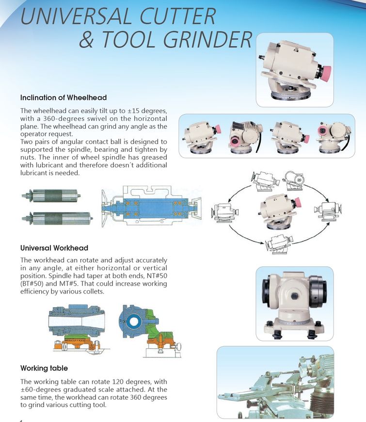 บริษัท เอส.เอ็ม.ที.เอเซีย จำกัด : Universal Cutter & Tool Grinder