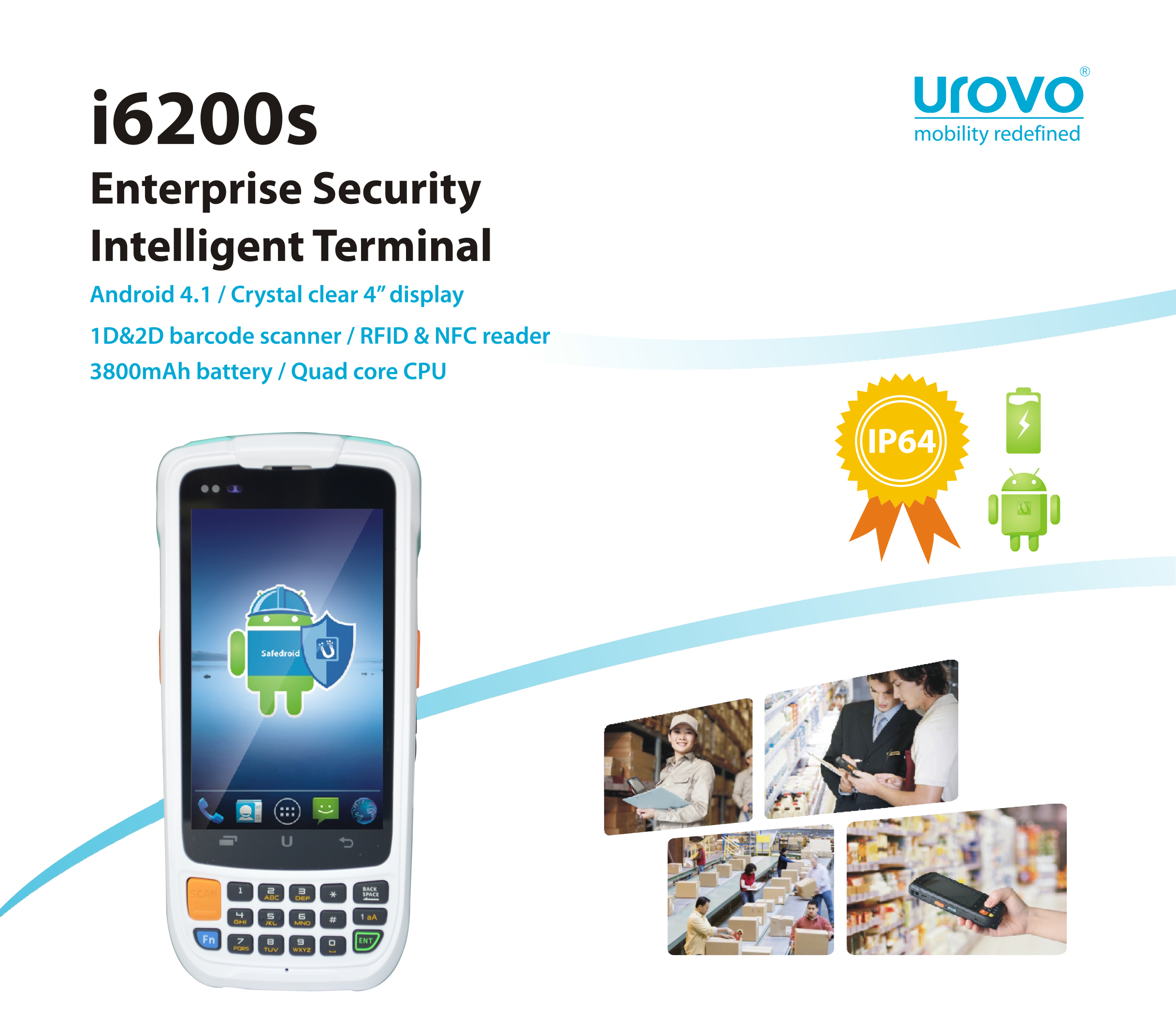 Urovo i6200a аккумулятор Urovo i6200a аккумулятор