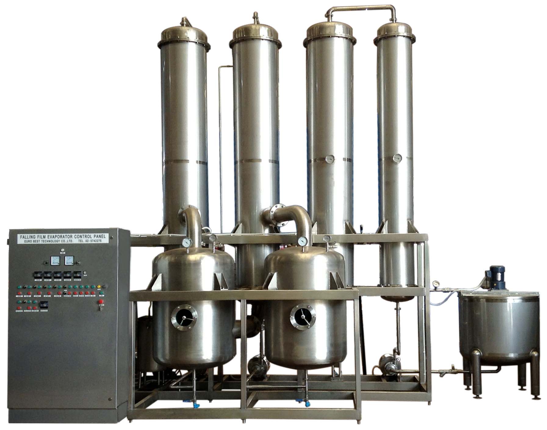 บริษัท ยูโร เบสท์ เทคโนโลยี จำกัด Falling Film Evaporator Model VPF300