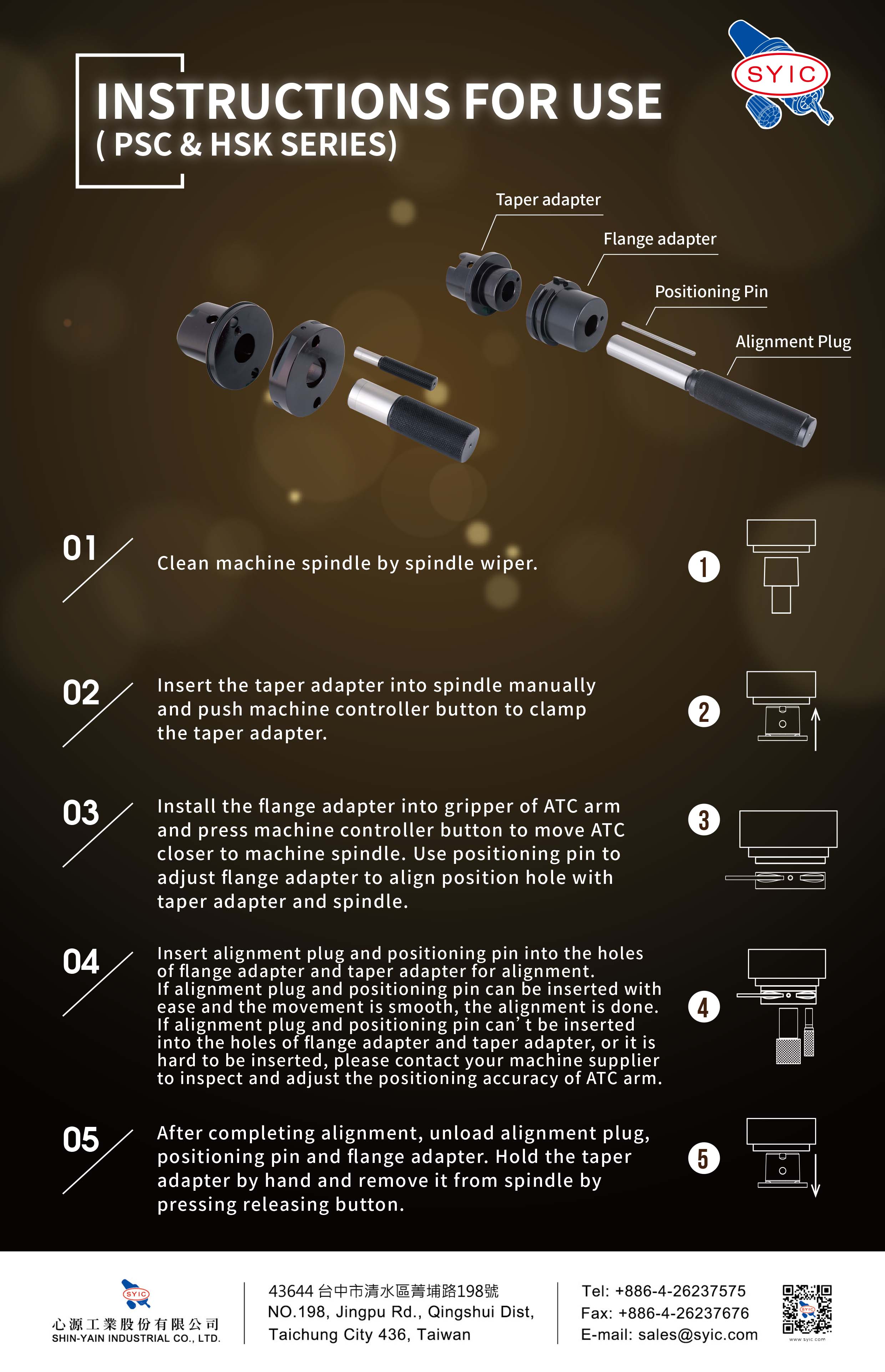 บริษัท เมคคาทรอนิกส์ แมชชีน ทูลส์ : ATC Alignment Tool Set