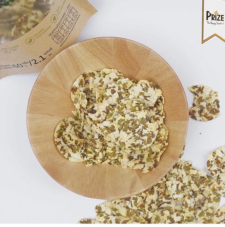 PRODUCT PRIZE Popped Mung Bean Chips Sea Salt บริษัท แฮปปี้ บอกซ์